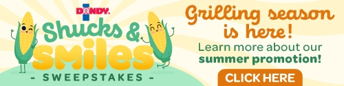 DANDY® CELERY LAUNCHES 'SHUCK & SMILES' CONSUMER SWEEPSTAKES