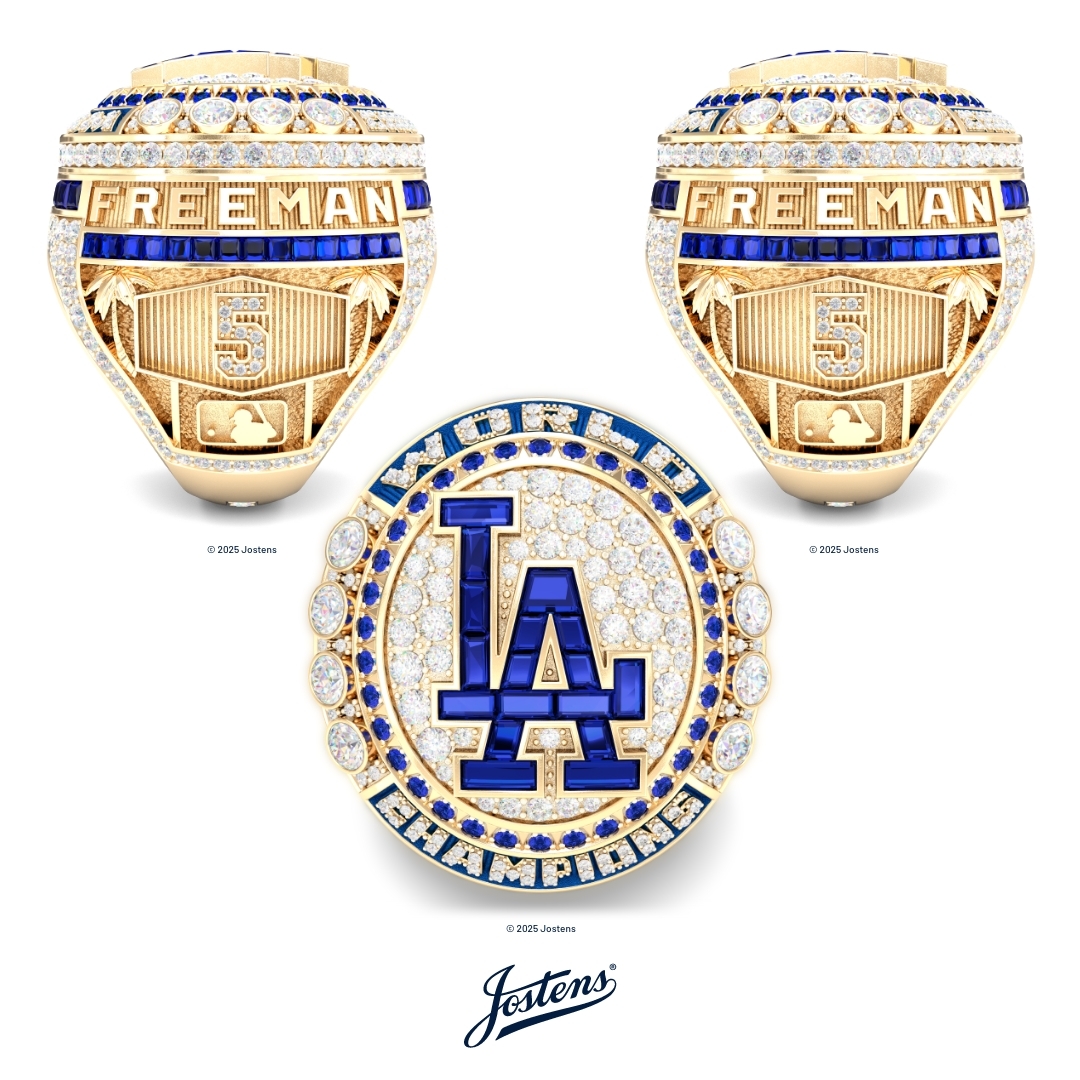 Jostens Honors the Los Angeles Dodgers and their Eighth World Series Victory with a Spectacular Ring