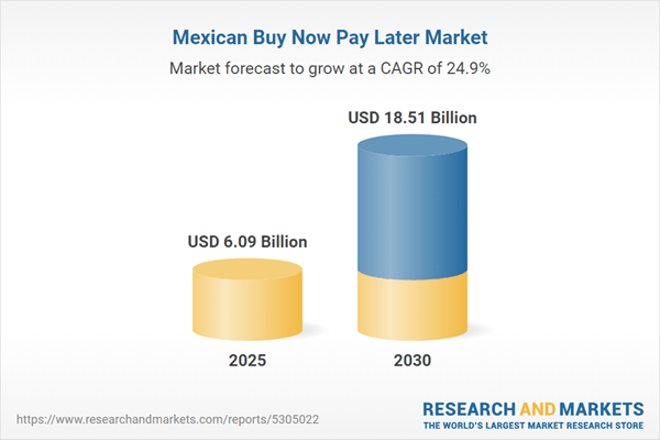 Mexico Buy Now Pay Later Business Report 2025-2030: Accelerated Expansion, Competitive Landscape, Regulatory Development, Integration in Physical Retail, Strategic Partnerships Enhancing Reach
