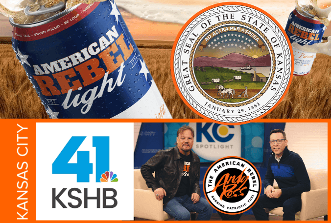 American Rebel Holdings, Inc. (NASDAQ: AREB) CEO Andy Ross Promotes the American Dream and Patriotic Products on NBC KSHB 41 Kansas City Morning Show KC Spotlight