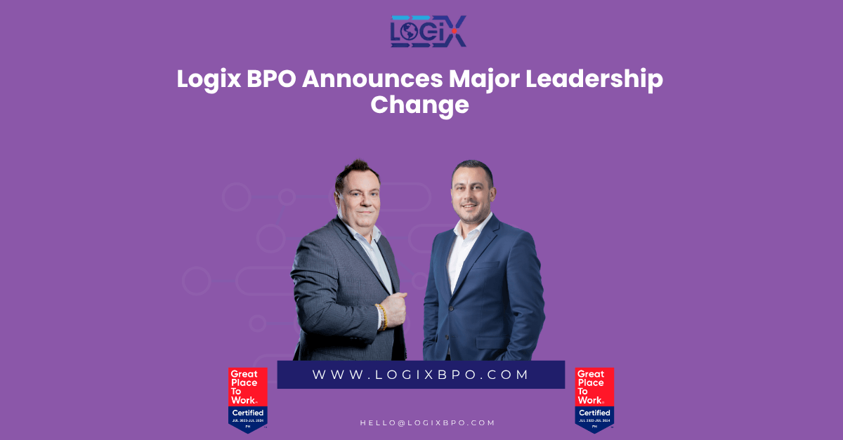Logix BPO Announces Strategic Leadership Transition as Founder Anthony Godley Moves to Chairman Role and Chris Mackintosh Assumes CEO Position
