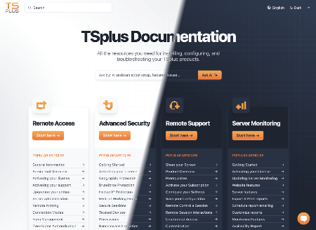 New AI-Powered Documentation Platform to Enhance TSplus User Experience and Accessibility