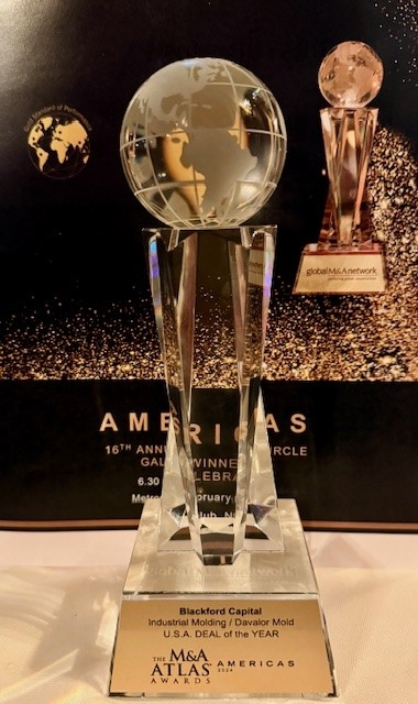 Blackford Capital Earns M&A Atlas Awards for U.S.A. Deal of the Year and Rising Star Dealmaker