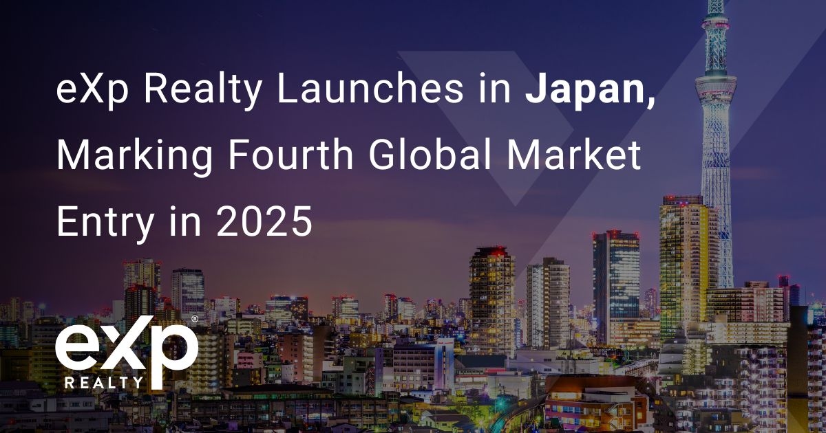 eXp Realty Launches in Japan, Marking Fourth Global Market Entry in 2025