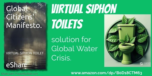 eShan Announces a Kindle Book for Virtual Siphon Toilet Concept to Address Water Waste and Sanitation Challenges