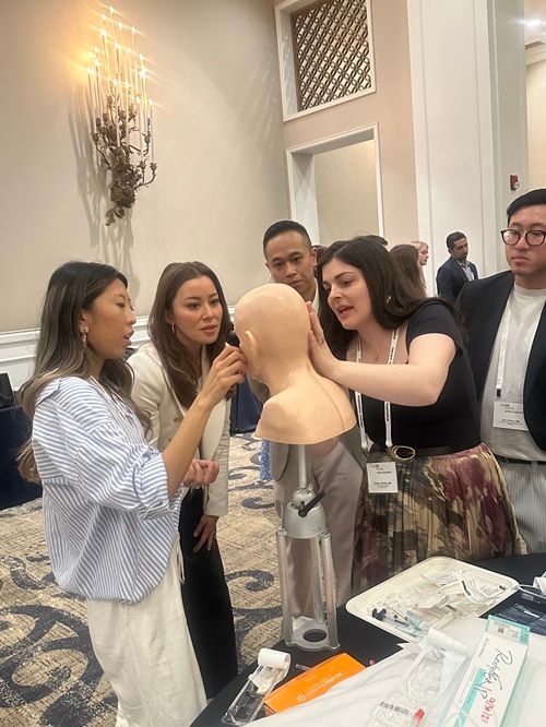 Dermatology Residents Gather for Hands-on Cosmetic Training