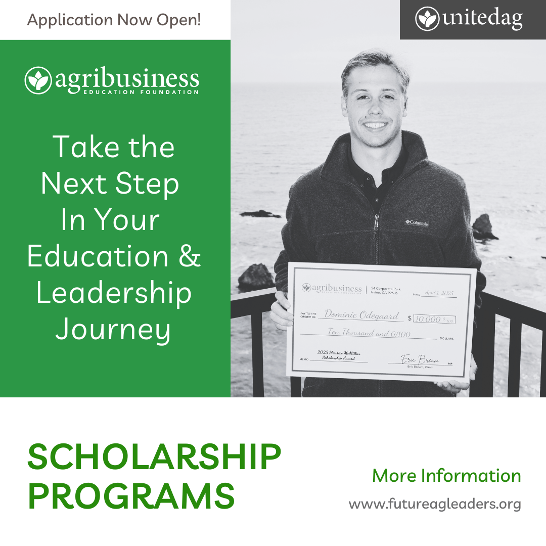 UnitedAg's Sponsored Agribusiness Education Foundation Opens 2025–2026 Scholarship Applications