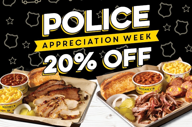 Dickey's Honors Police with 20% Off During National Police Week