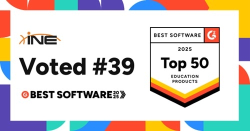 INE Secures Spot in G2's 2025 Top 50 Education Software Rankings
