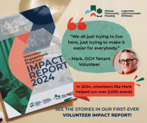 News Release: Ottawa Community Housing Launches First-Ever Volunteer Engagement Impact Report