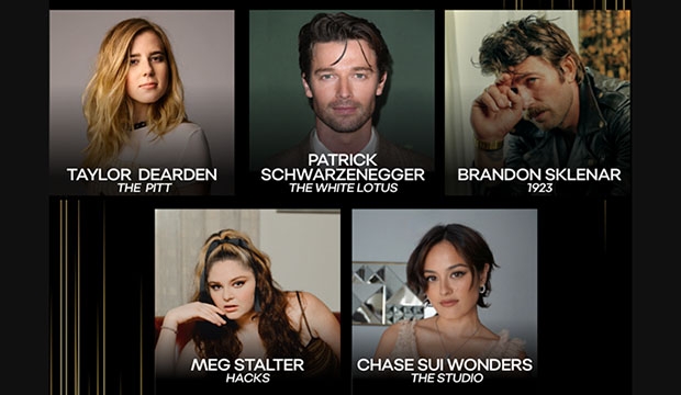 Taylor Dearden, Patrick Schwarzenegger, Chase Sui Wonders, Brandon Sklenar, and Meg Stalter to headline Breakout Award Panel at Newport Beach TV Fest
