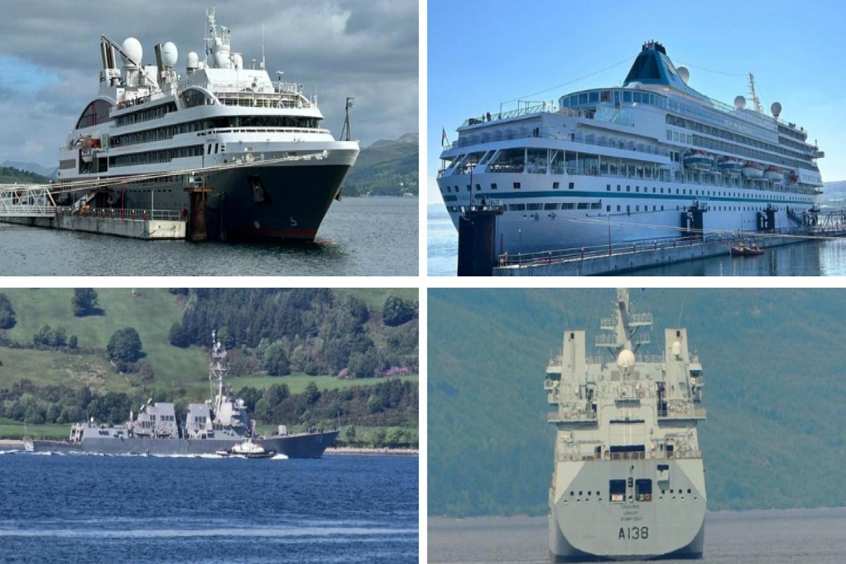A look at some of the spectacular vessels that visited the Clyde this week