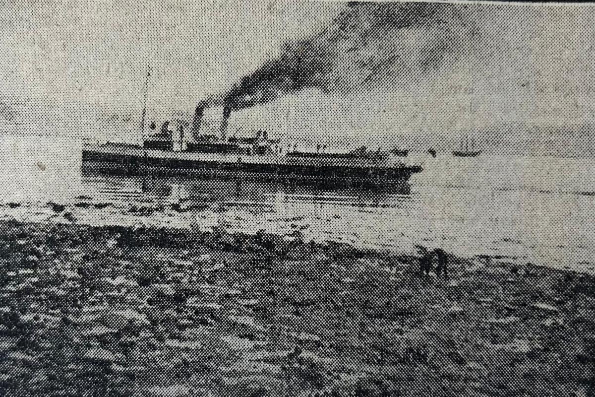 105 years ago: Steamer King Edward spotted on a trial trip on the Clyde (1920)