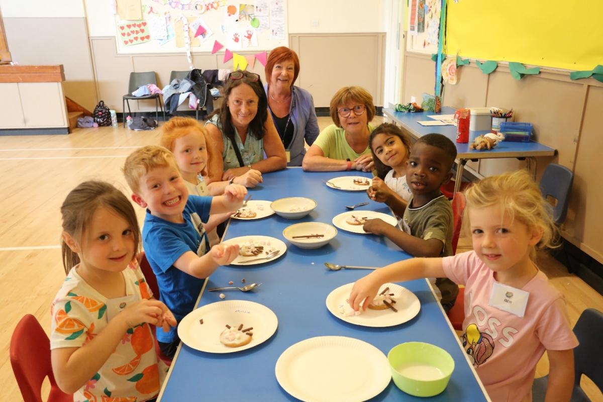 Children enjoy crafts and songs at Greenock holiday club at church