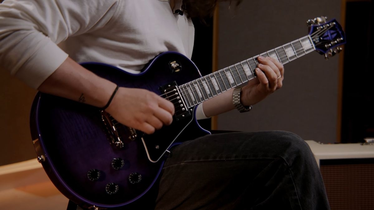 Epiphone brings one of Gibson's most desirable one-off finishes to the masses with the Widow Les Paul