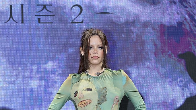 Jenna Ortega Puts a Surreal Spin on Gothic Fashion in This Acid-Green Top