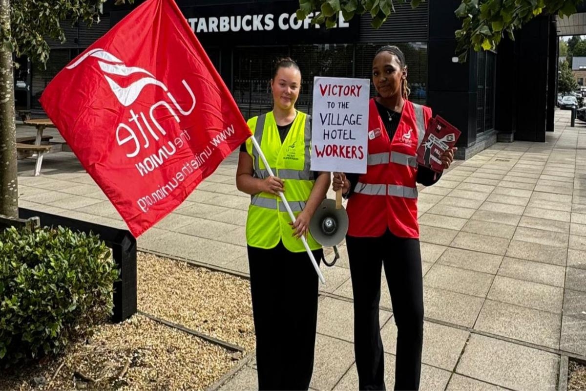Jeremy Corbyn to address picket in historic Glasgow hotel strike