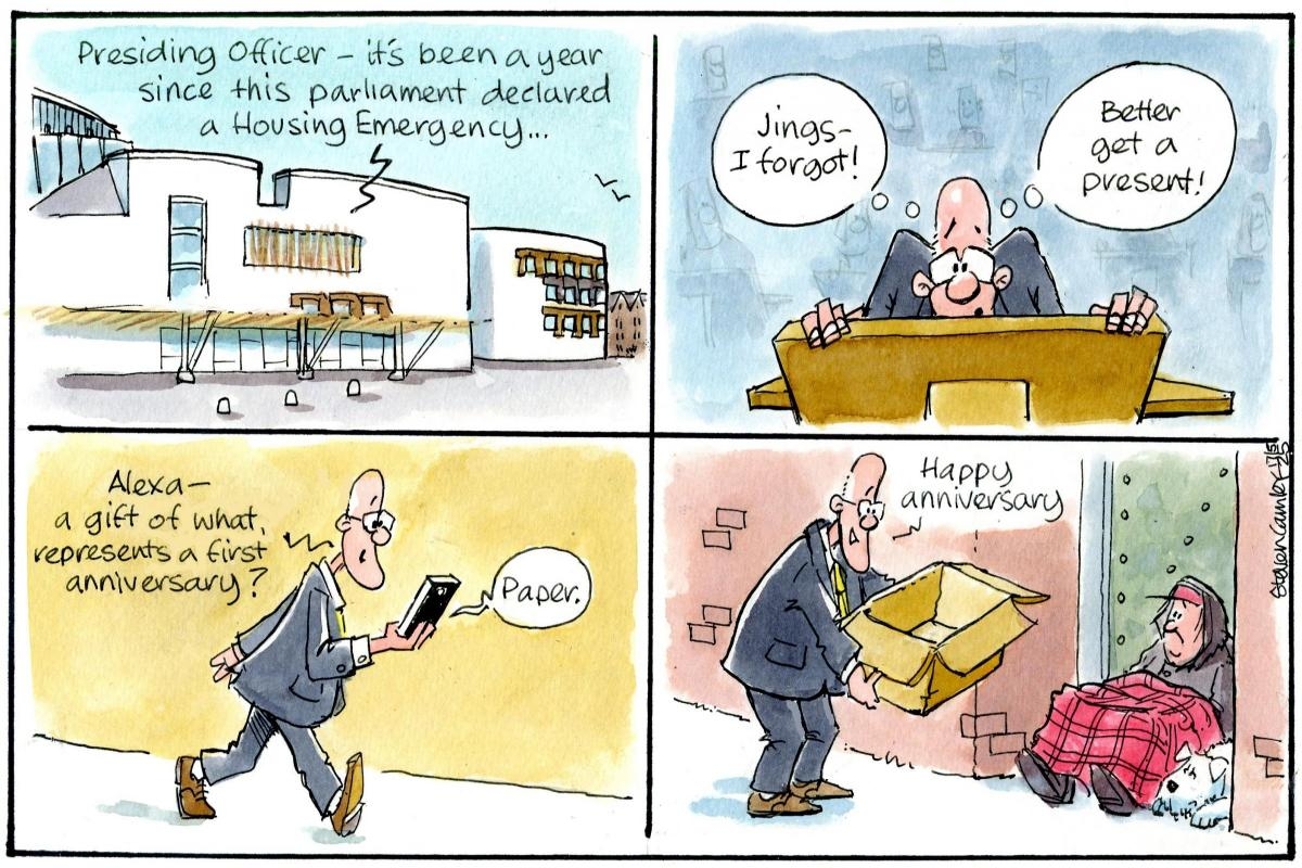 Steven Camley on... Scotland's housing emergency