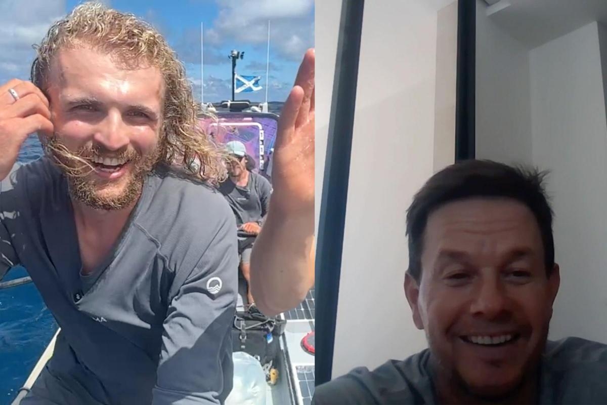'This could be a movie': Mark Wahlberg pledges support for brothers rowing Pacific
