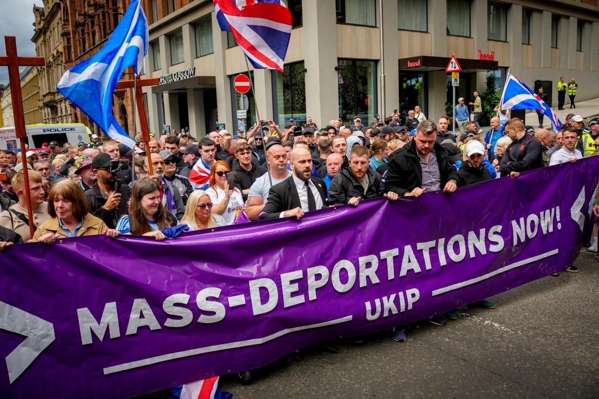 Police Scotland announce number of arrests at UKIP and Trump protests