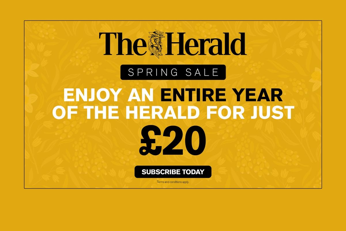 Time is running out to get a whole year of The Herald for £20