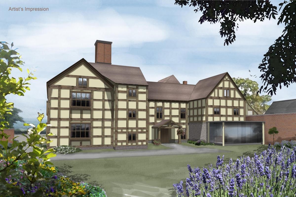Huge timber-framed manor house for sale for just £185,000