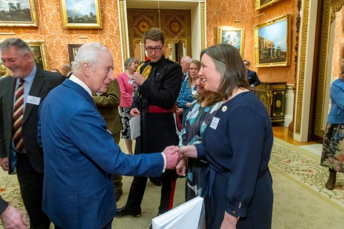Farming team heads to Buckingham Palace to meet the King