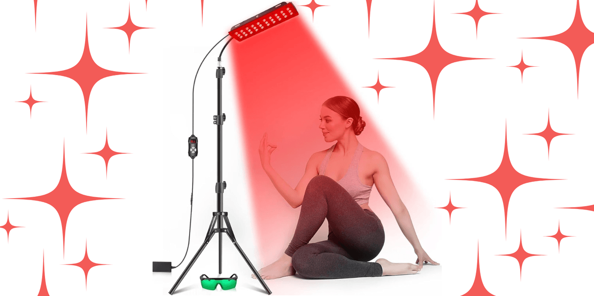 Reviewers Say This Red Light Therapy Lamp Helped Them Manage All Types Of Pain