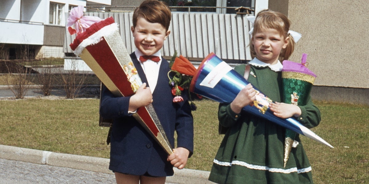 German Kids Go To School With Giant Cones. Here's Why.