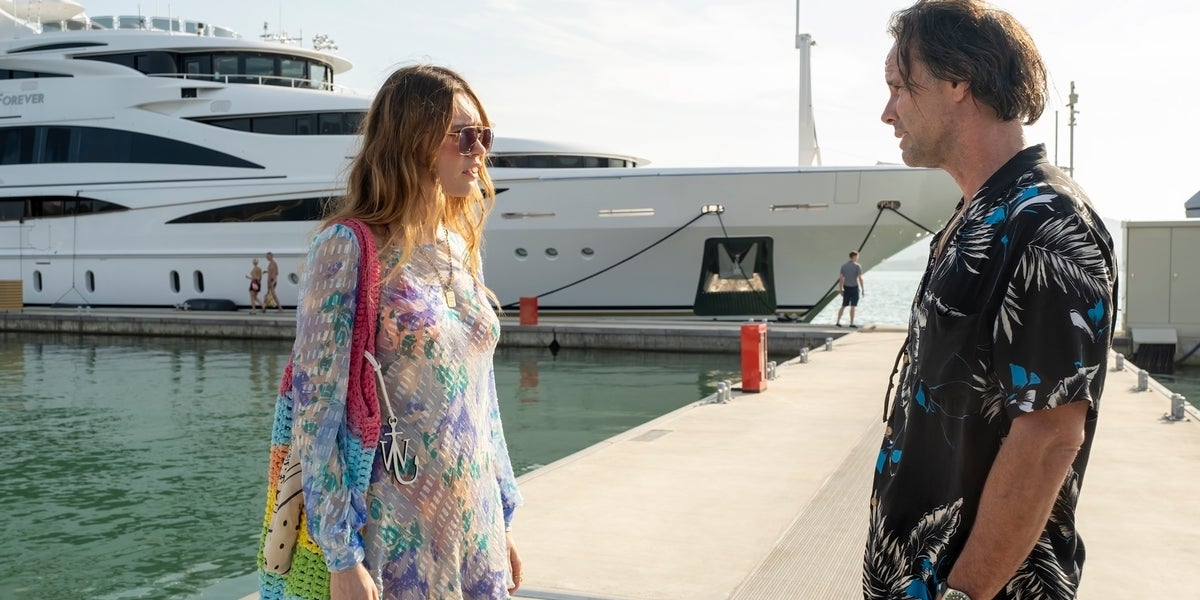 Here's Why White Lotus Fans Think There Could Be Beef Between Walton Goggins And Aimee Lou Wood