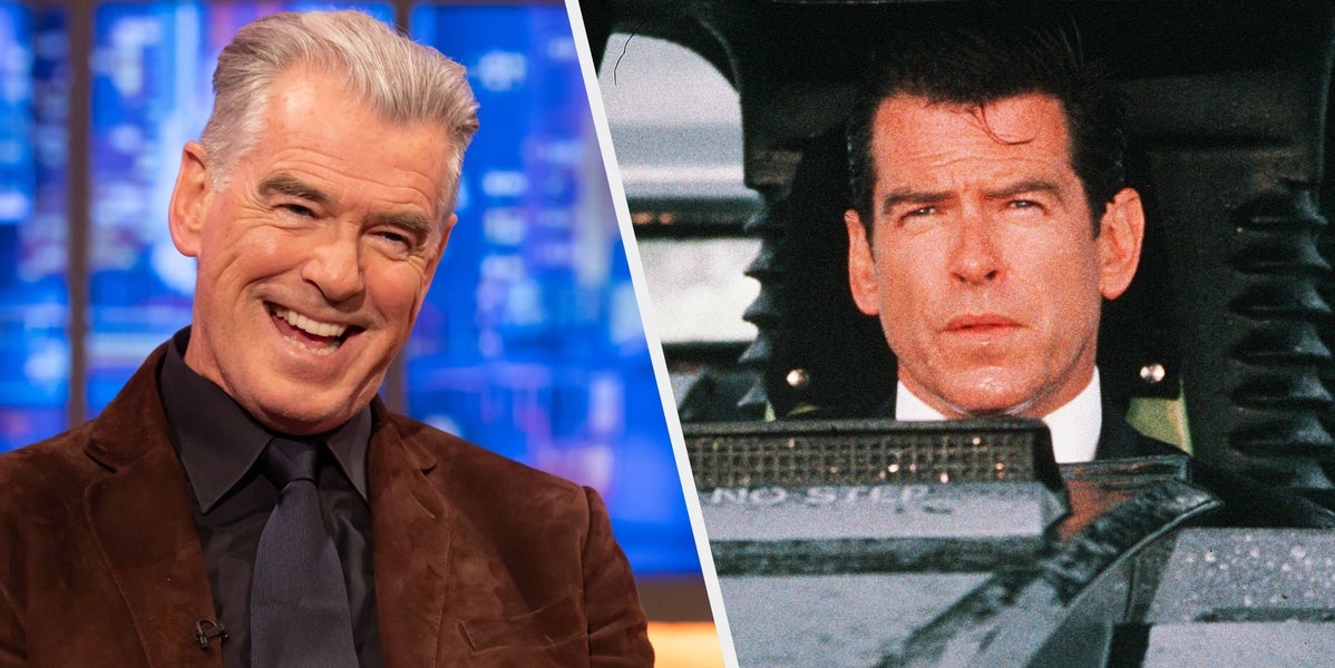 Pierce Brosnan Suffered A Grisly Injury While Filming This Iconic James Bond Stunt