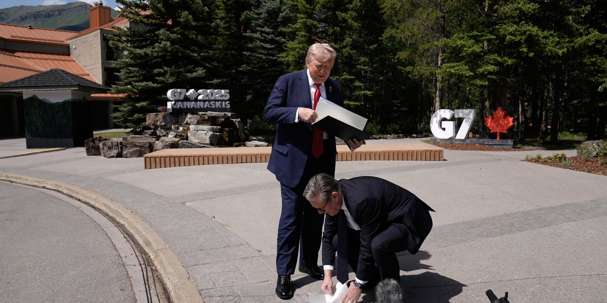 Trump Leaves Starmer Scrabbling On The Ground As He Unveils US-UK Trade Deal