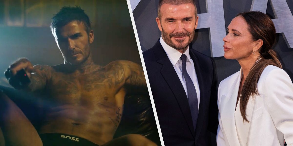 Victoria Beckham Has A Big Reaction To Husband David's New Underwear Campaign