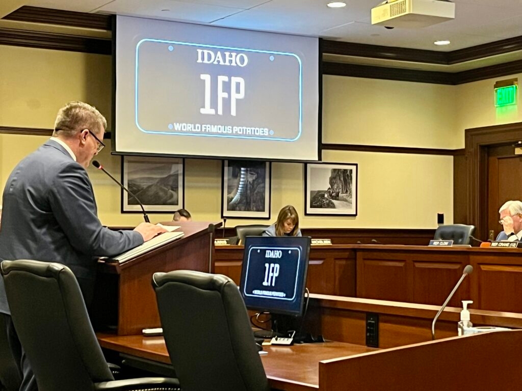 Bill creating two new potato license plates advances in Idaho Legislature