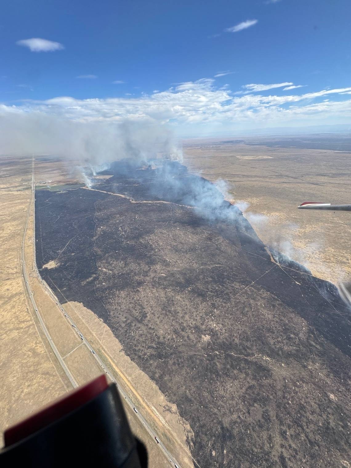 Wildfire that grew to nearly 9,000 acres causes driving issues south of Boise