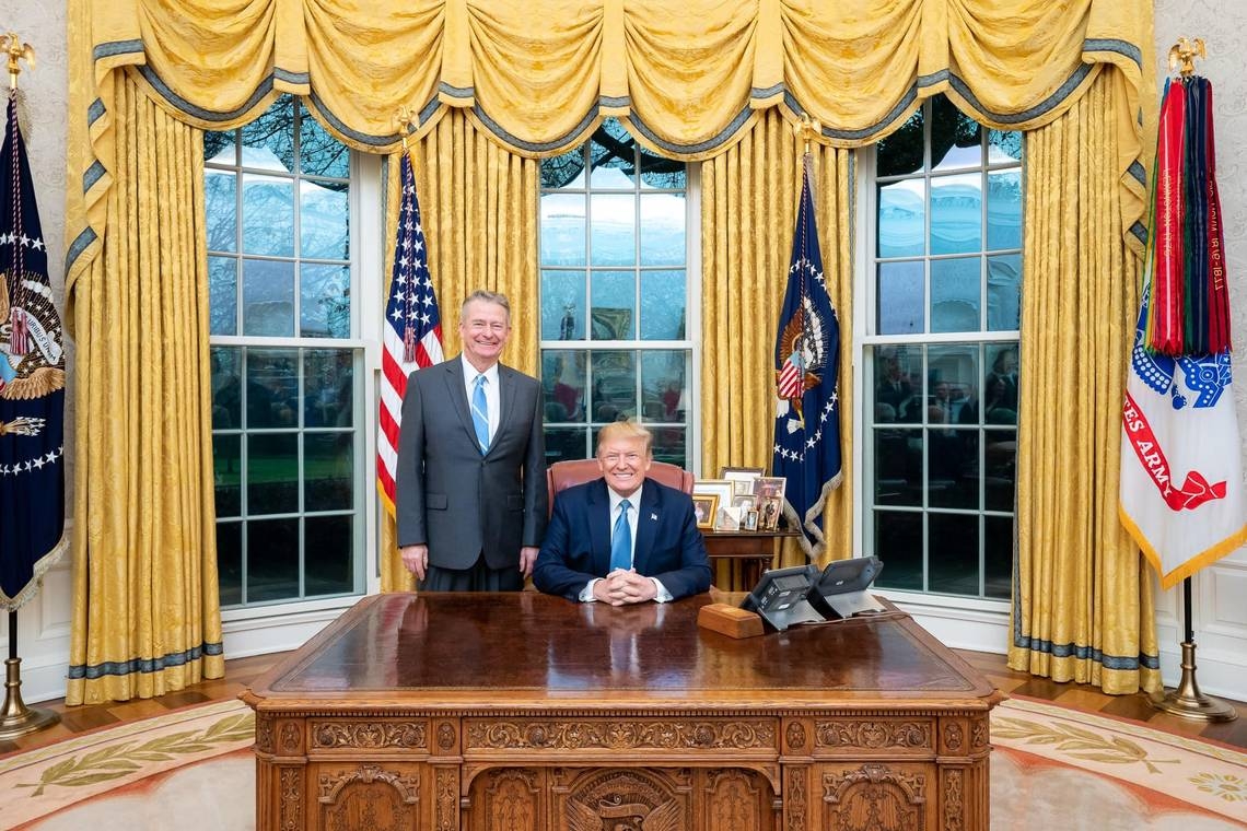 Trump backs Idaho Gov. Little for reelection — before he's said he'll run