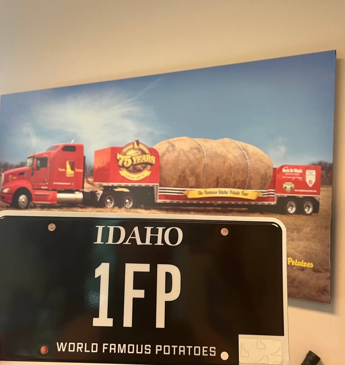 Maybe drive to a fork in the road? Idaho reintroduces ‘famous' license plate