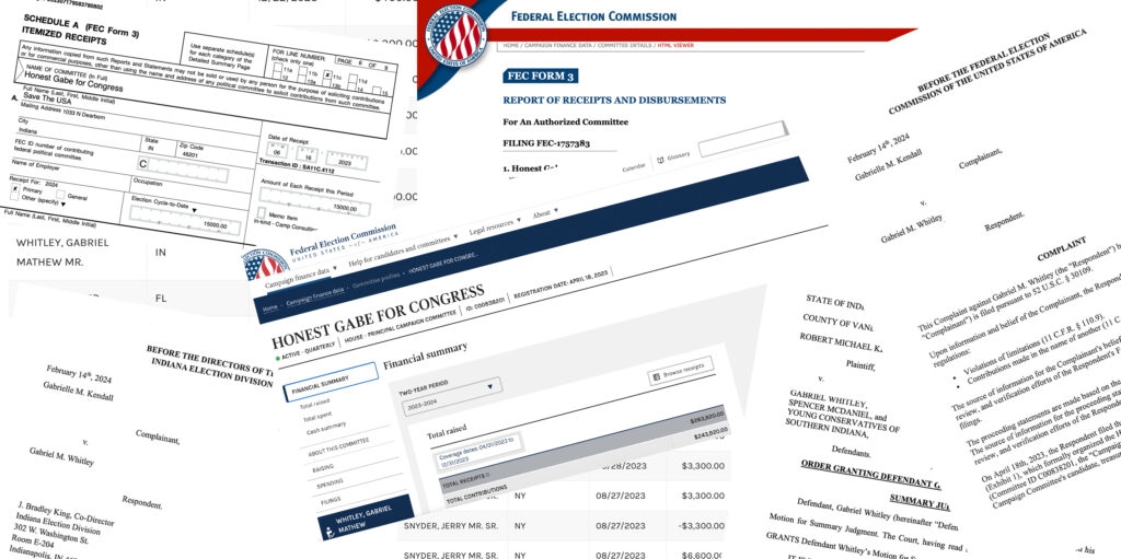 Former Indiana congressional candidate gets prison sentence in campaign finance fraud case
