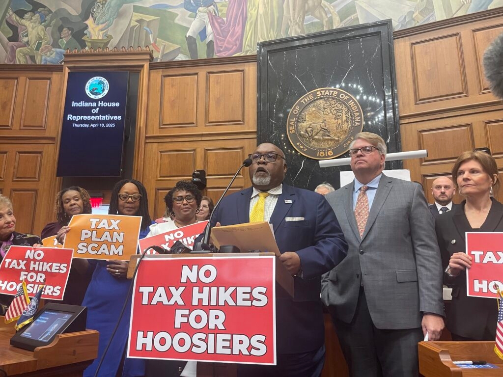 Indiana House Republicans OK massive local property, income tax plan that Democrats dub a ‘scam'