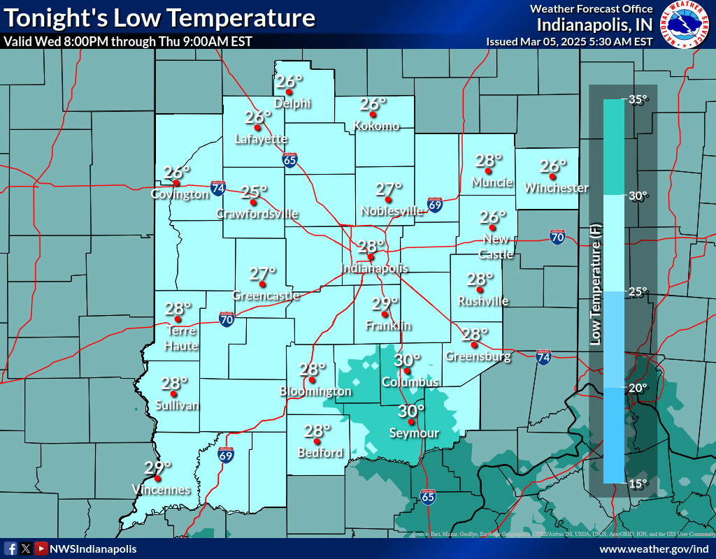 Storm brings 'hazardous' weather potential to Indianapolis, expect rain turning to snow