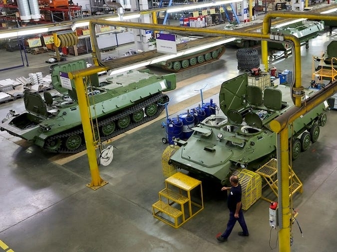 Russia has 'dramatically' upped its military production but is using it all within weeks, former Biden official says