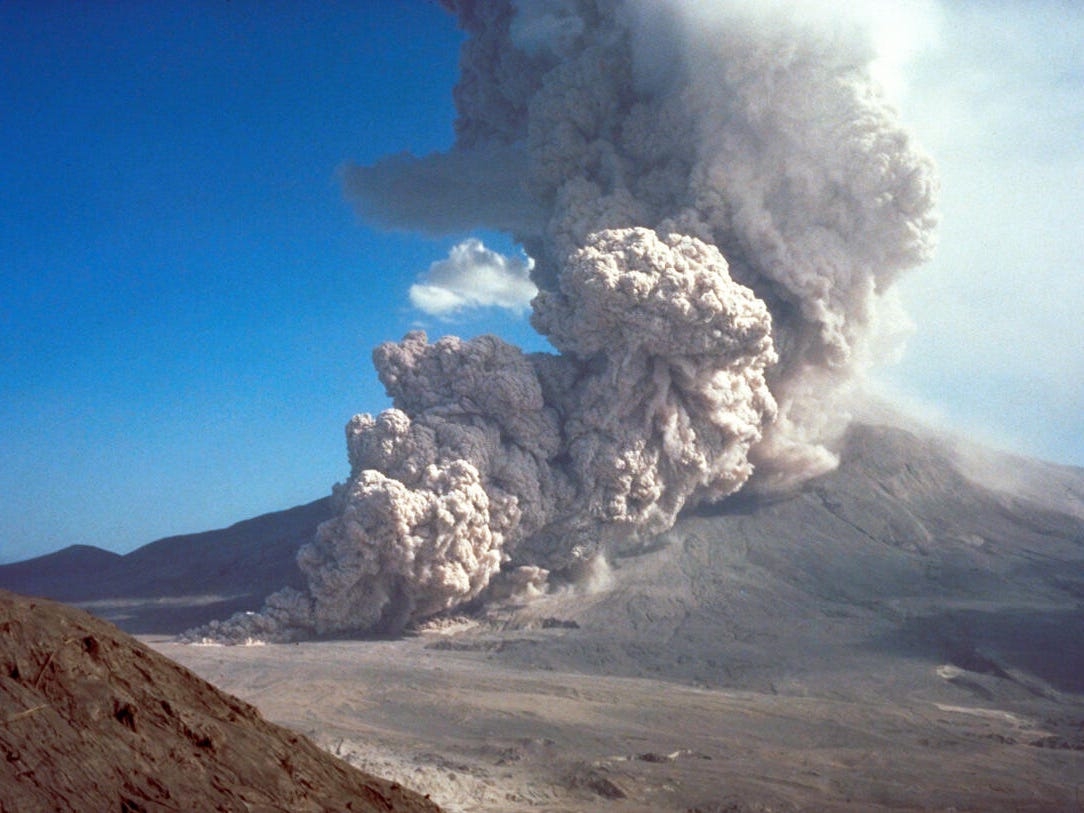 Photos show the eruption of Mount St. Helens, the worst volcanic disaster in US history, 45 years ago