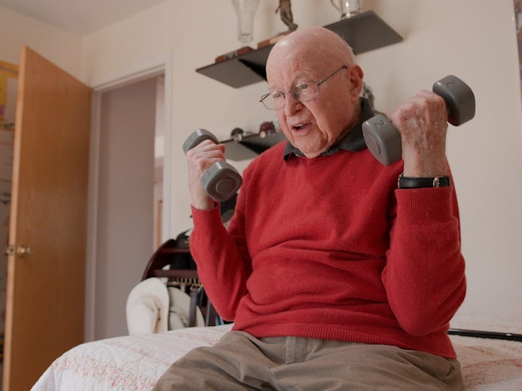 A 101-year-old says the key to his longevity is refusing to act his age