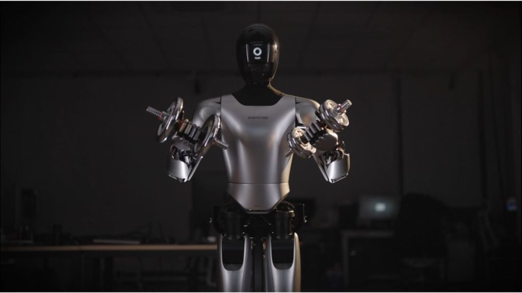 Watch: China's humanoid robot gains human-like hand power to lift dumbbells with ease