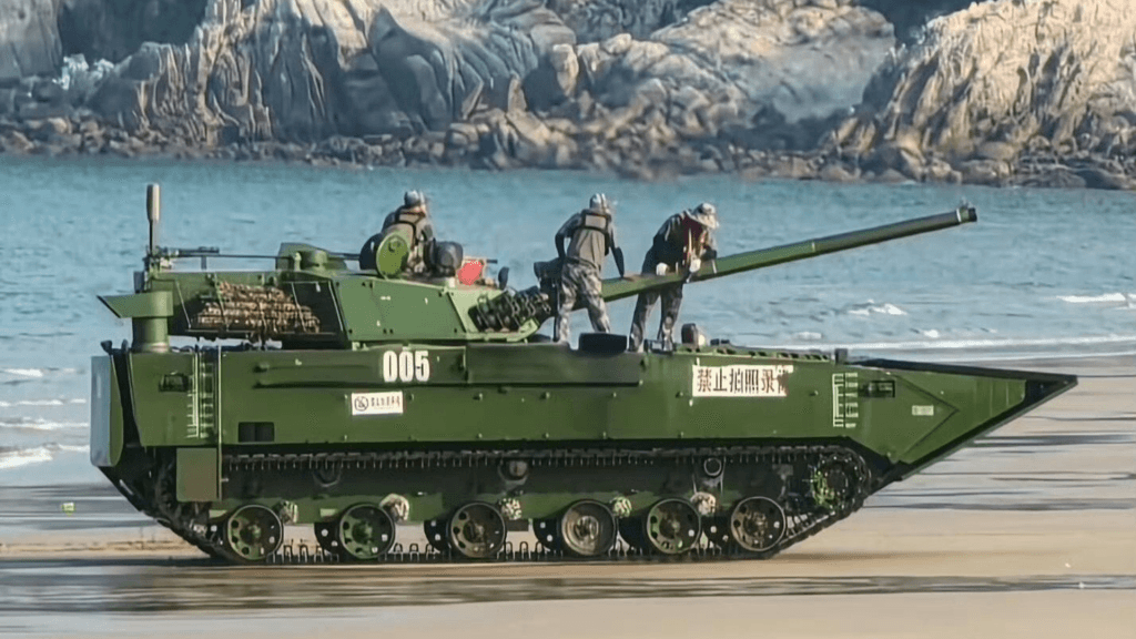 China develops next-gen amphibious military vehicle with unmanned turret