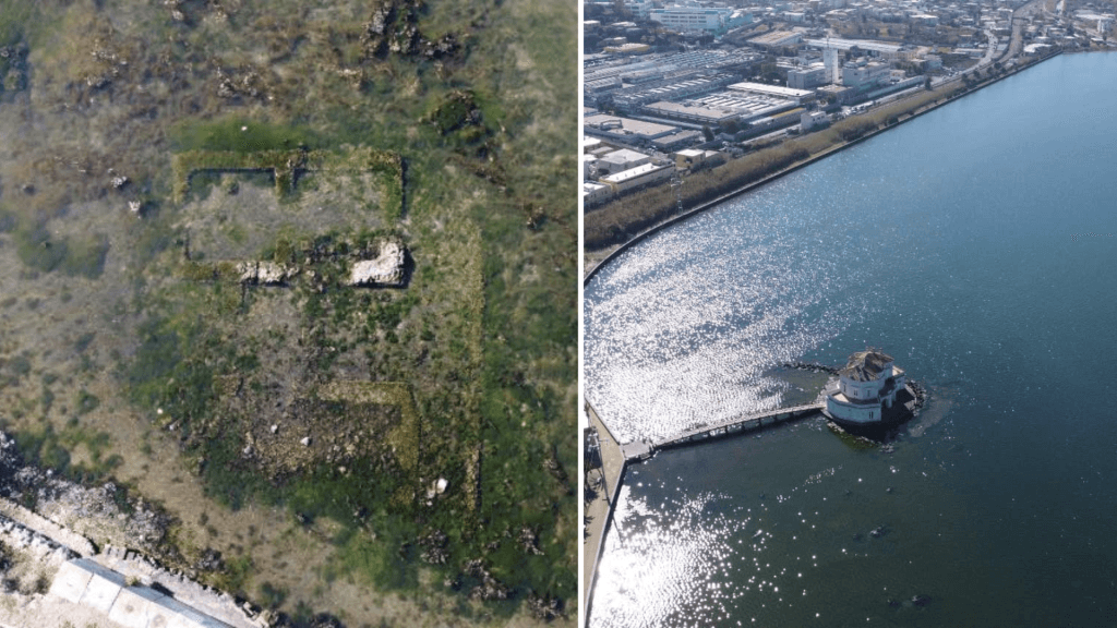 Submerged Roman-era villa emerges from Lake Fusaro, stuns archaeologists