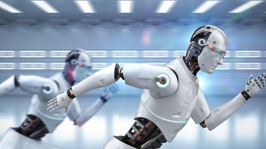Chinese humanoids train for the world's first robot marathon in Beijing