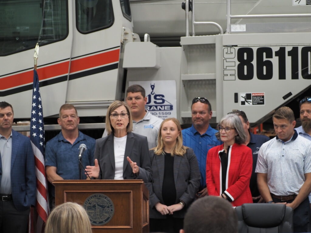 Gov. Kim Reynolds signs unemployment insurance tax bill into law