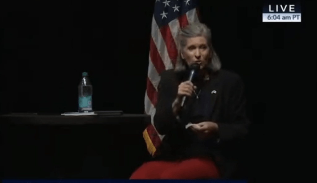 ‘Well, we all are going to die': U.S. Sen. Joni Ernst defends Medicaid cuts at heated town hall