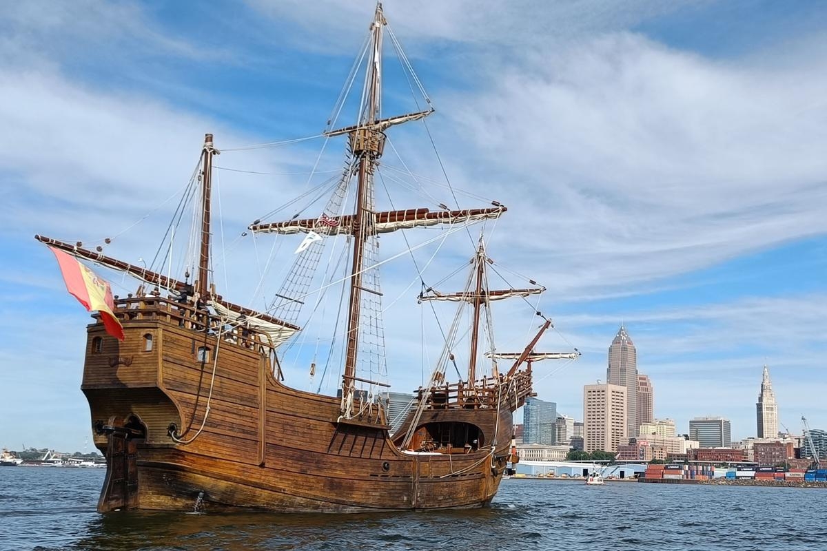 Spanish galleon Santa Maria to fire cannon salute during Isle of Wight visit